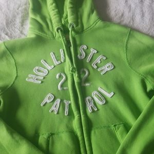 Hollister zip up hoodie